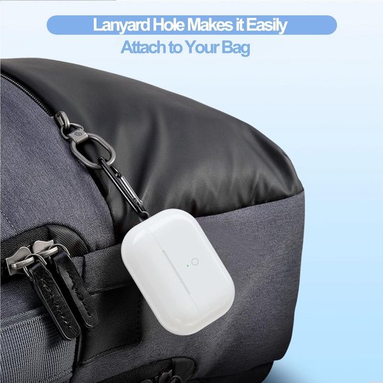 Oplaadcase voor Air Pod Pro en Air Pod Pro 2, originele vervanging voor draadloze oplaadcase met Bluetooth-koppelingssynchronisatieknop, 7 keer volledig opladen — afbeelding 5