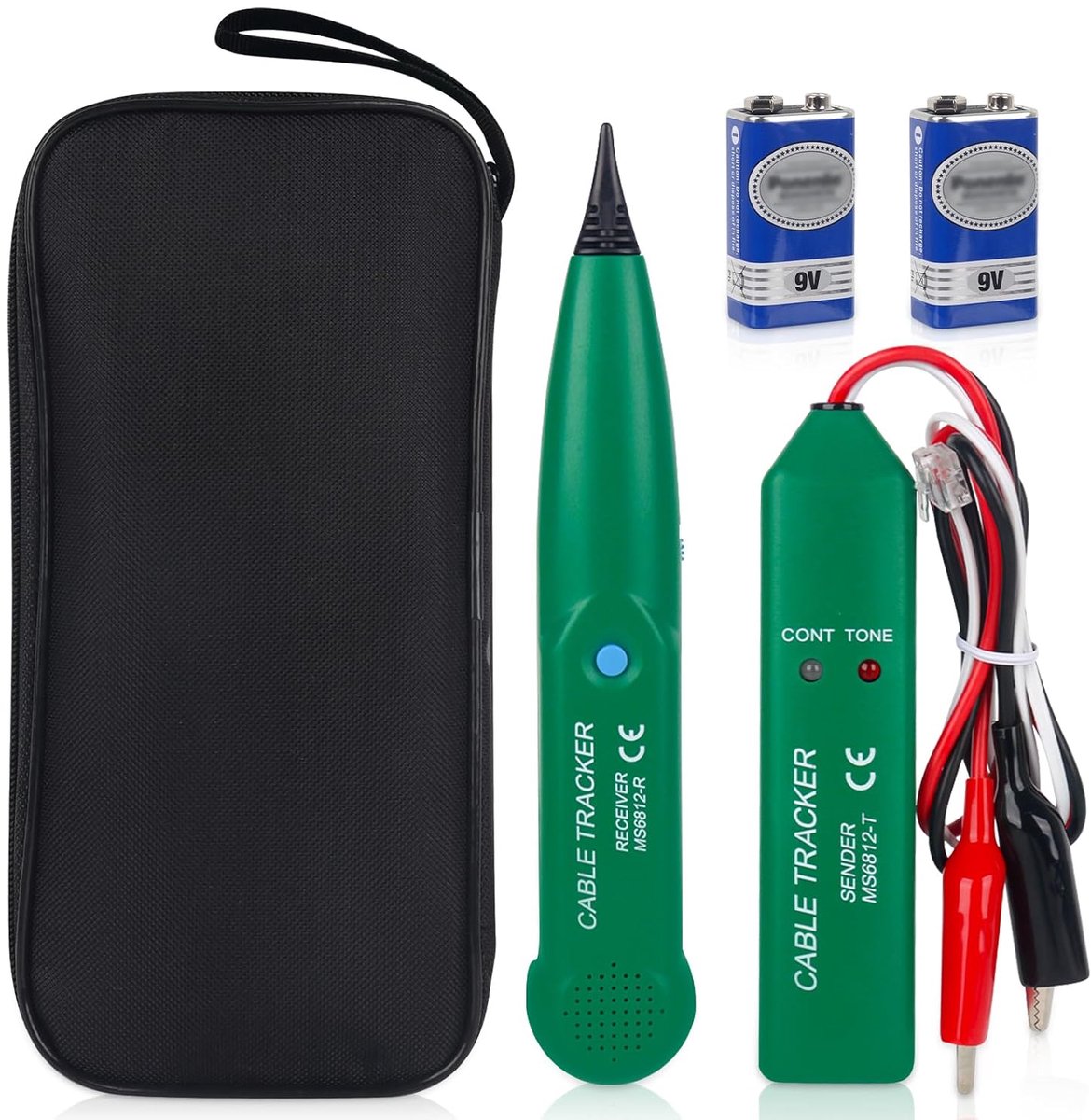 Cable Tracker with Battery, Cable Break Viewfinder Robot Lawnmower, Cable Finder, Phone Cable Tracker for Network - ShopVlot