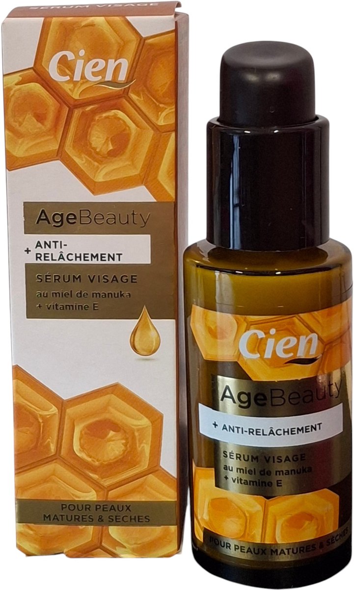 Cien Age Beauty Verstevigend Gezichtsserum met Manukahoning en Vitamine E voor Dames 30 ml