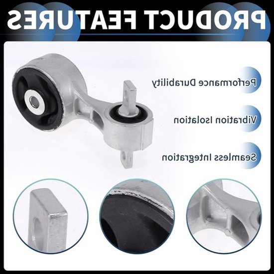Motorsteun voor Honda CR-V 2007-2011 - Zwart/Zilver - 1 Stuk — afbeelding 3