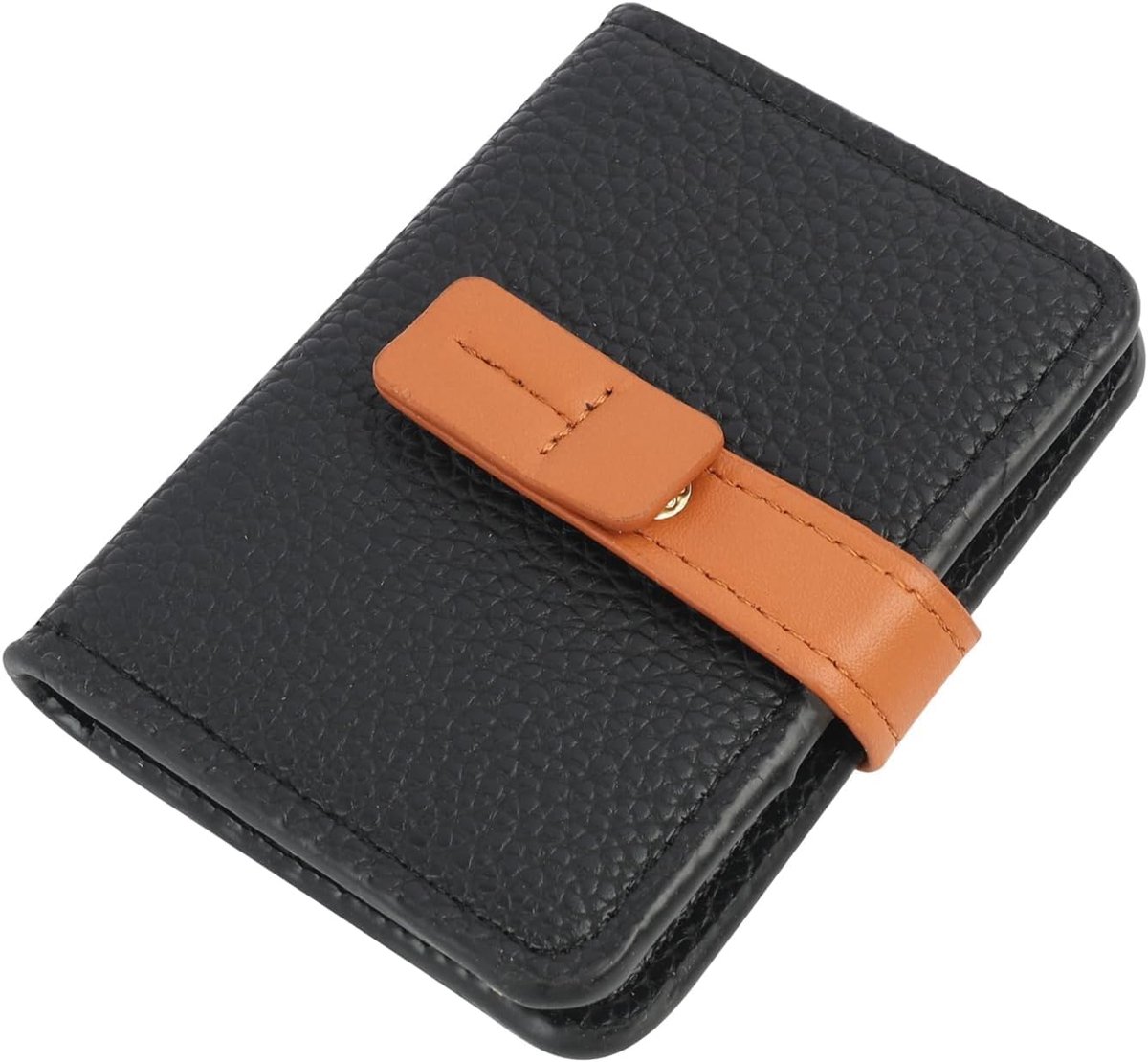 Creditcardhouder zwart - leer - elegant en compact - optimaal georganiseerd - ShopVlot