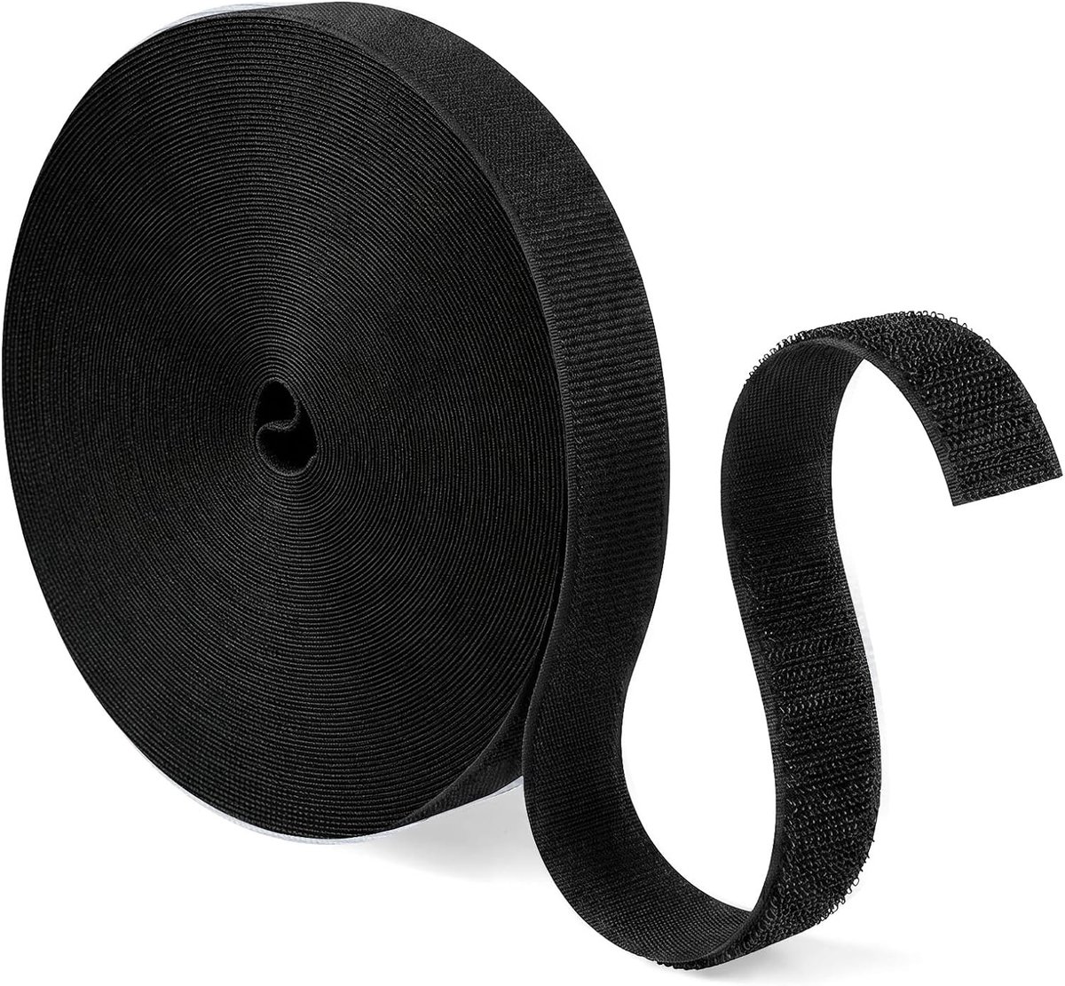 Duurzame zwarte plakband, 5 m x 20 mm, ideaal voor knutselen, reparaties en verpakking
