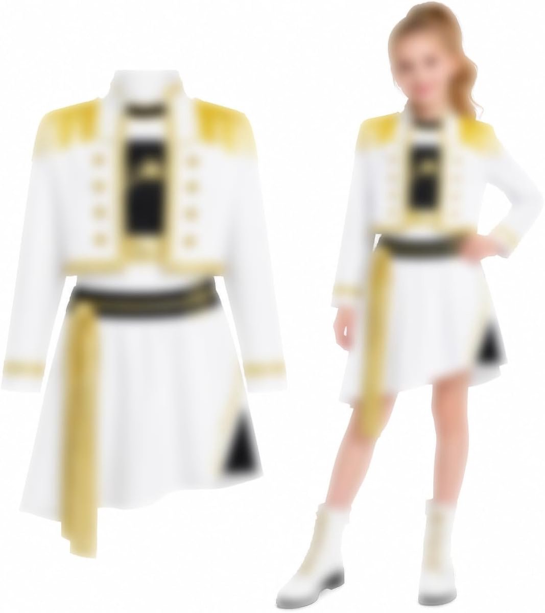 Hunters kostuum, zangeres-outfit
