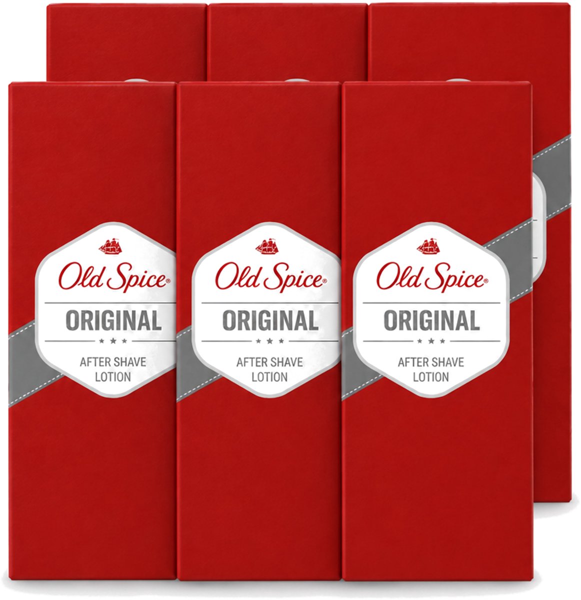 6 x Old Spice - Original - Aftershave Lotion - Verfrissend - 100 ml - Voordeelverpakking - 6 stuks