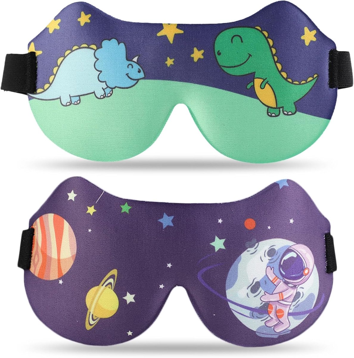 Slaapmasker Kinderen 3D - Zacht en Ademend - Verstelbare Band - Ideaal voor Reizen en Naps - ShopVlot