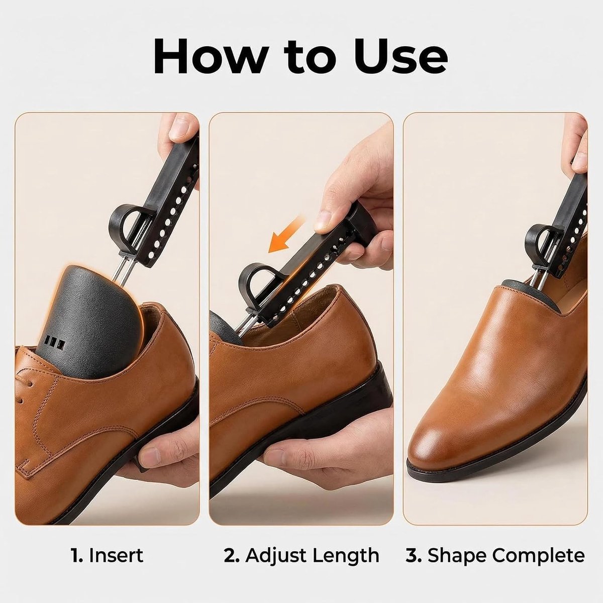 Dailygoods- Schoenhouder Verstelbaar - Schoenspanner - Organisator - Ondersteuning - Praktisch - Voor de meeste schoenen - Schoenorganizer