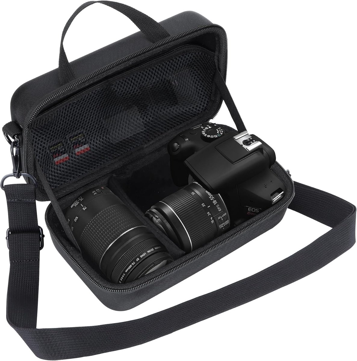 Hard Protective Case Compatible with Canon EOS 2000D/ R8 / R6 Mark II / R50 / R100 / R7 / 800D / R5 / 90D / 5D Mark IV - ShopVlot