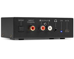 Power Dynamics DAC101 audio converter - Digitaal naar analoog - Optisch en coax / RCA en 3.5mm