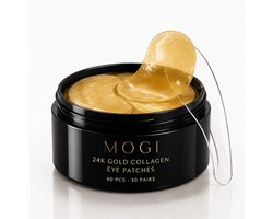 Collageen 24K goud oogmasker – Eye pads - Met Hyaluronzuur – Luxe Hydrogel Oogmaskers – Hydraterende Oogverzorging – Wallen en donkere kringen - 60 Stuks