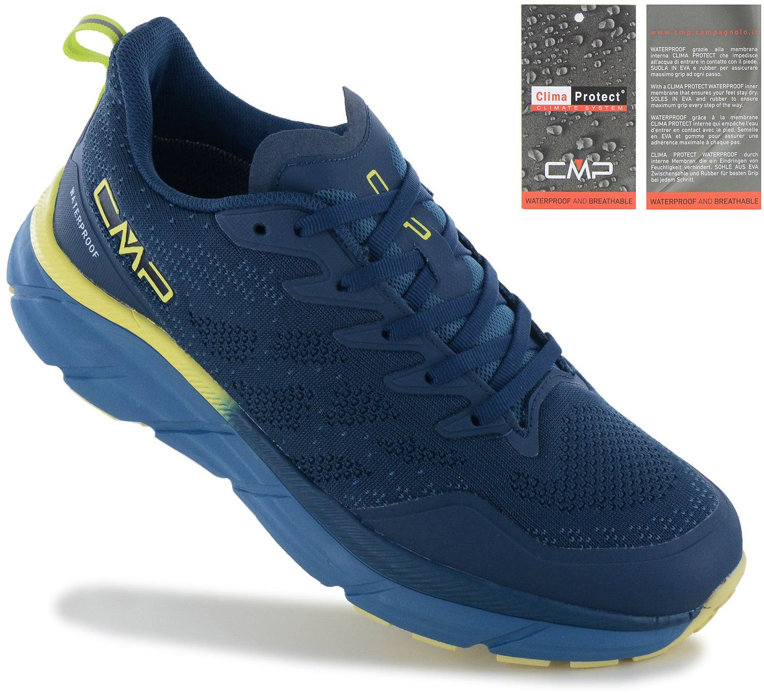CMP Rahmsy WP Waterproof Heren Multifunktionsschuhe Wandelschoenen 3Q69857-47NU Blauw