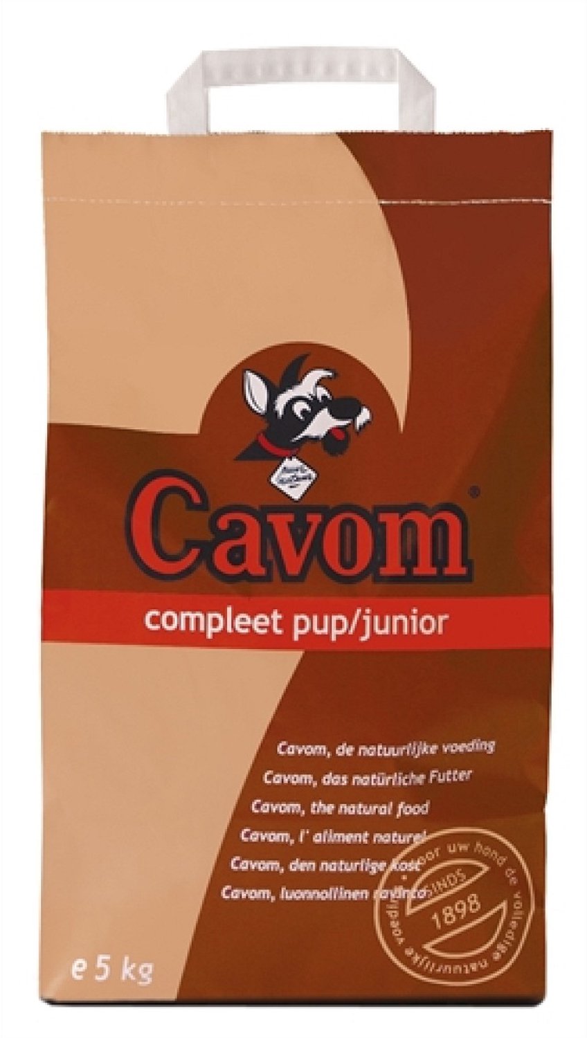 Bol.com Cavom compleet Pup/Junior - geperste hondenbrokken - 5kg aanbieding