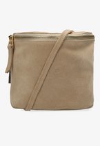 Fred De La Bretoniere - Marianneke Crossbody Suède Beige - Maat One Size
