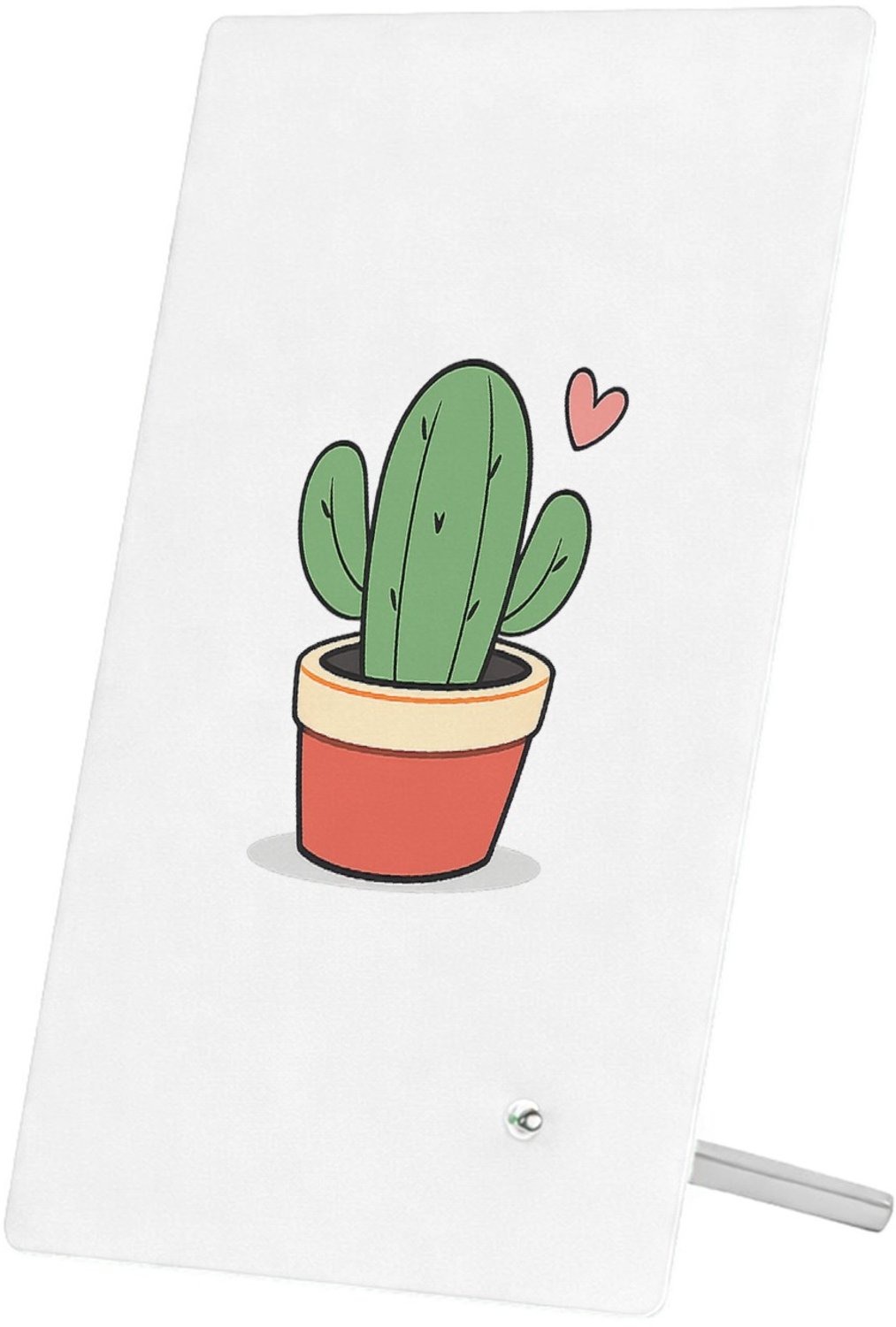 Mr Cadeautjes Glasframe 11 x 16 - design Een subtiel liefdescadeau met een compacte handgeschreven we | cadeau Wit