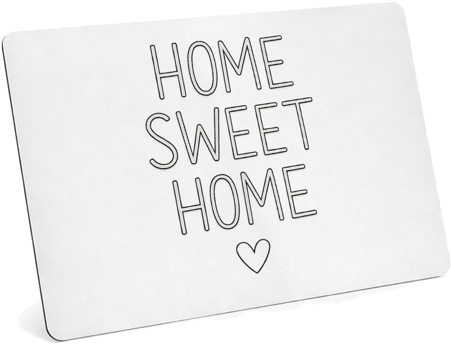 Mr Cadeautjes MDF magnetische fotolijst 28 x 19 - design Minimalistische tekstposter met een warme, gezinsgerichte bo | cadeau Wit