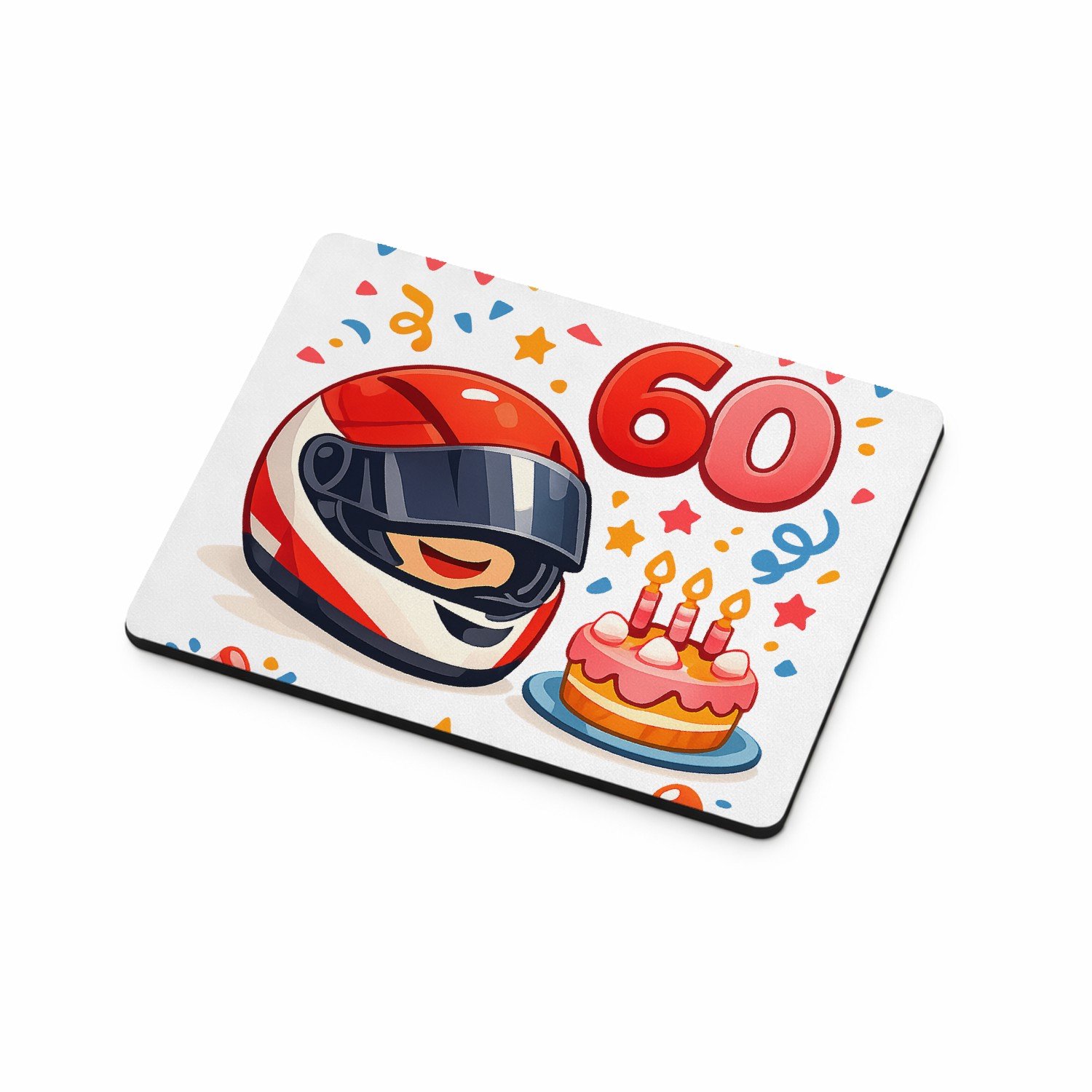 Mr Cadeautjes MDF magnetische fotolijst 9 x 7 - design Feestelijke verjaardagsposter met een stoere hobby-illustrat | cadeau Wit