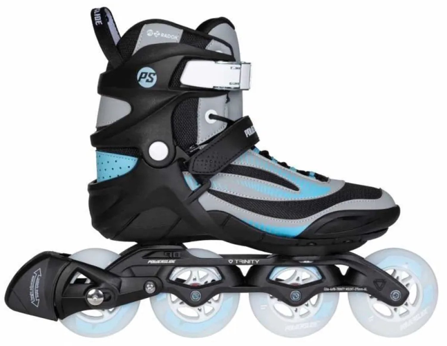 Powerslide Phuzion Radon 84 Inline Skates Voor Dames Vrouw Zwart