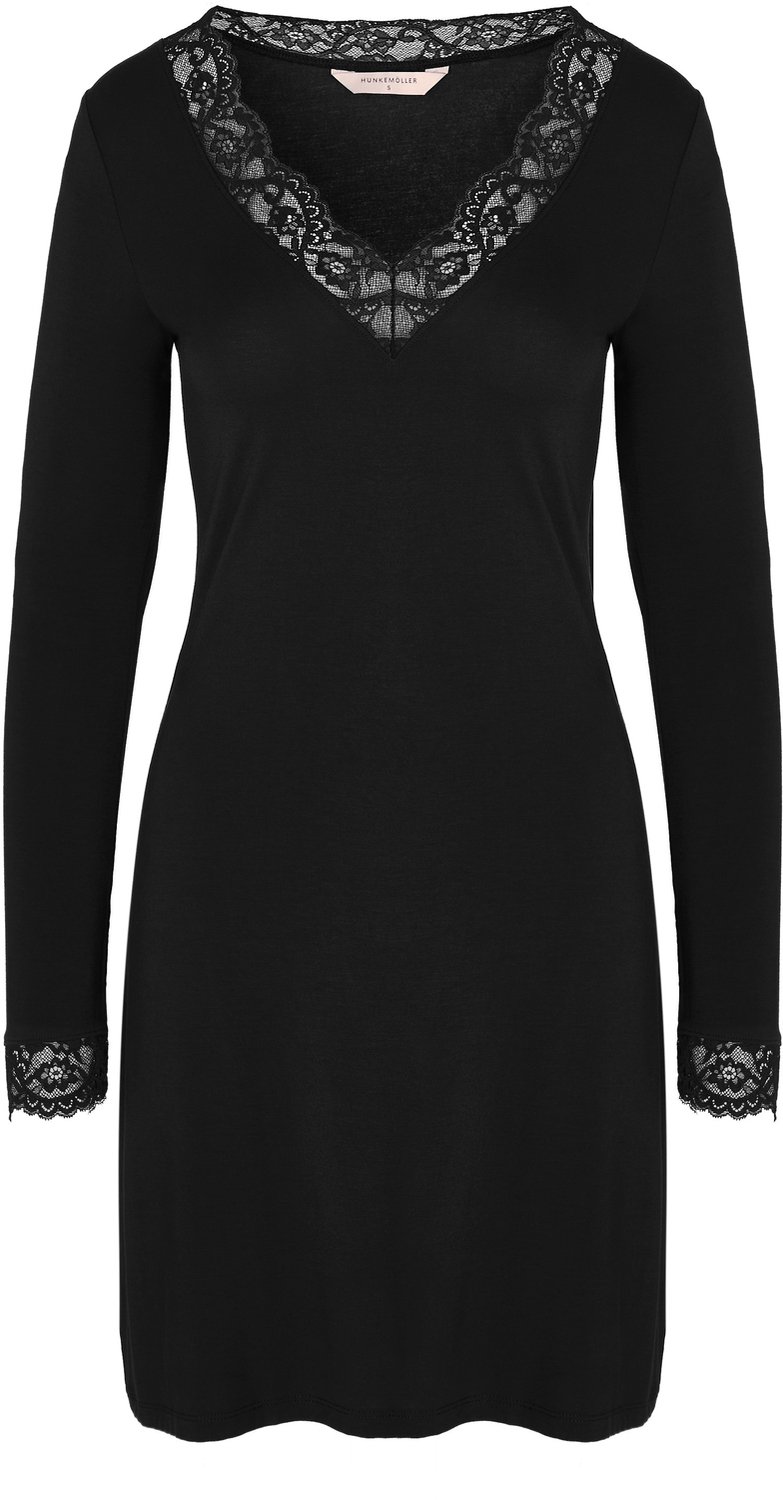 Hunkemöller Nachthemd Lace Nana Zwart