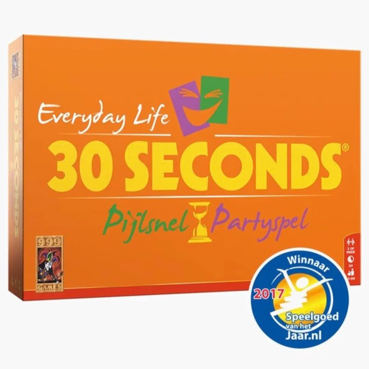 Bol.com 999 Games - 30 Seconds ® Everyday Life - Partyspel - Vernieuwde editie met alledaagse begrippen - 3+ spelers - Vanaf 12 ... aanbieding