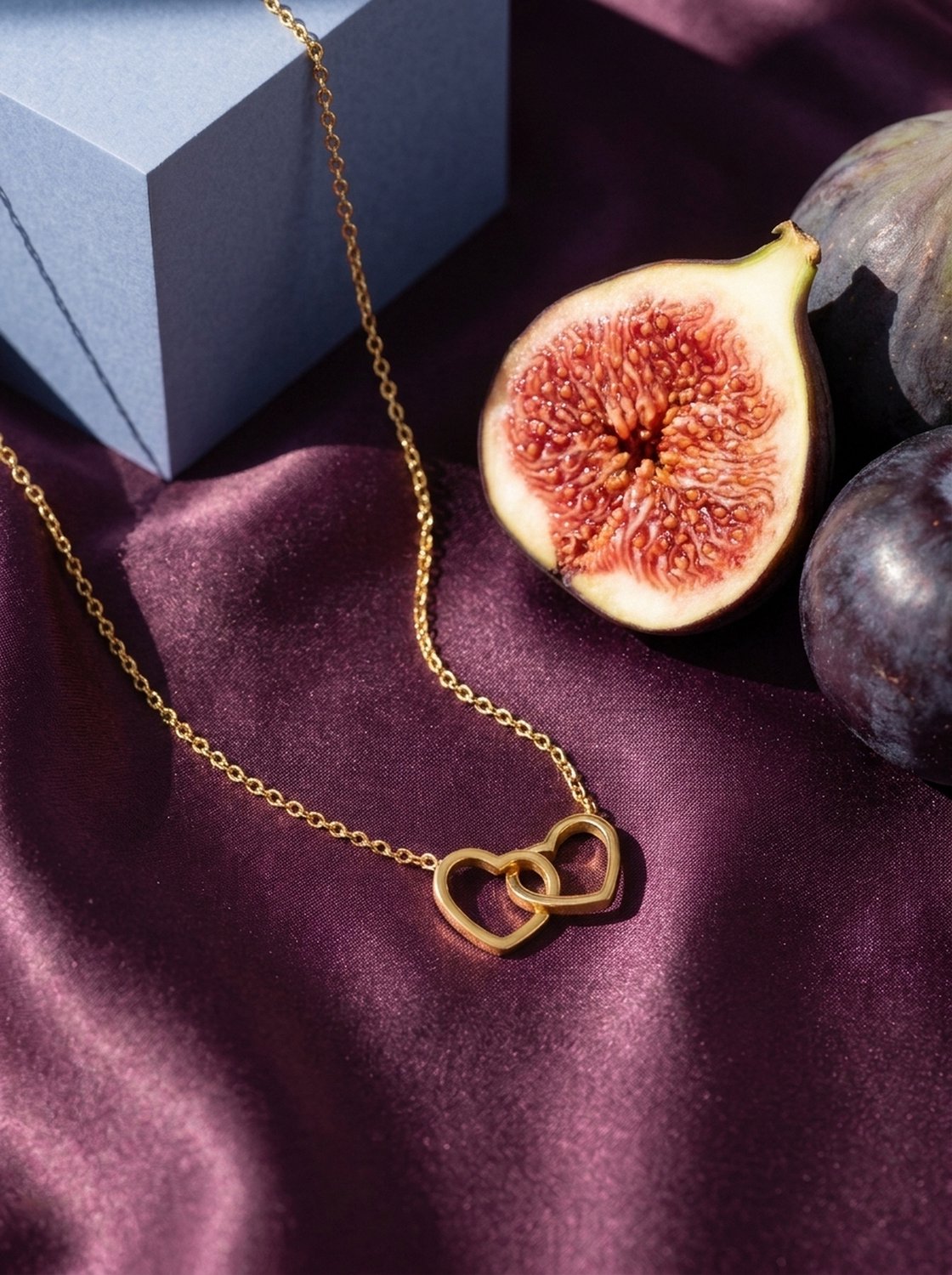 Lundholm Sieraden Melia Hartjes Ketting Dames Goud Kleurig - Ketting met Hartje Hanger 50 cm - Hart Ketting - Premium Stainless Steel Jewellery - Hypoallergeen - Kerstcadeau Mama - Cadeau Moeder - Vrouwen Cadeautjes - my Lundholm — cadeau in Sieraden - foto 3