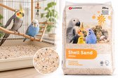 Vogelkooi – Flamingo Schelpenzand Anijs – wit schelpenzand met anijsgeur – gemalen oesterschelpen – 25 kg – calciumrijk & hygiënisch – Europese kwaliteit