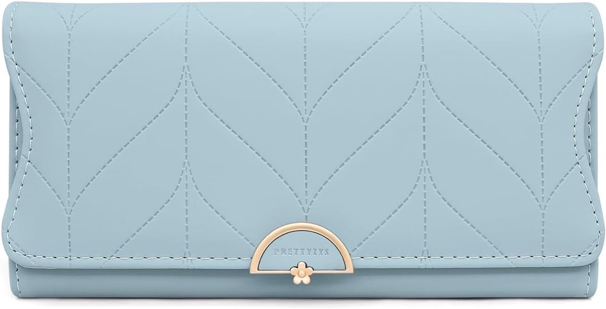Long Purse for Women PU Leather Large Capacity PU Leather Women Purse Women Wallet with Multiple Card Slots and Coin - ShopVlot