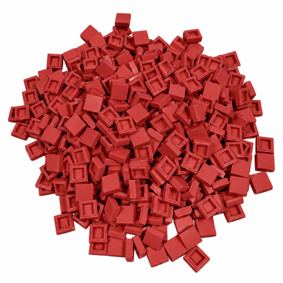 400 Bouwstenen 1x1 tile | Rood | Compatibel met Lego Classic | Keuze uit vele kleuren | SmallBricks