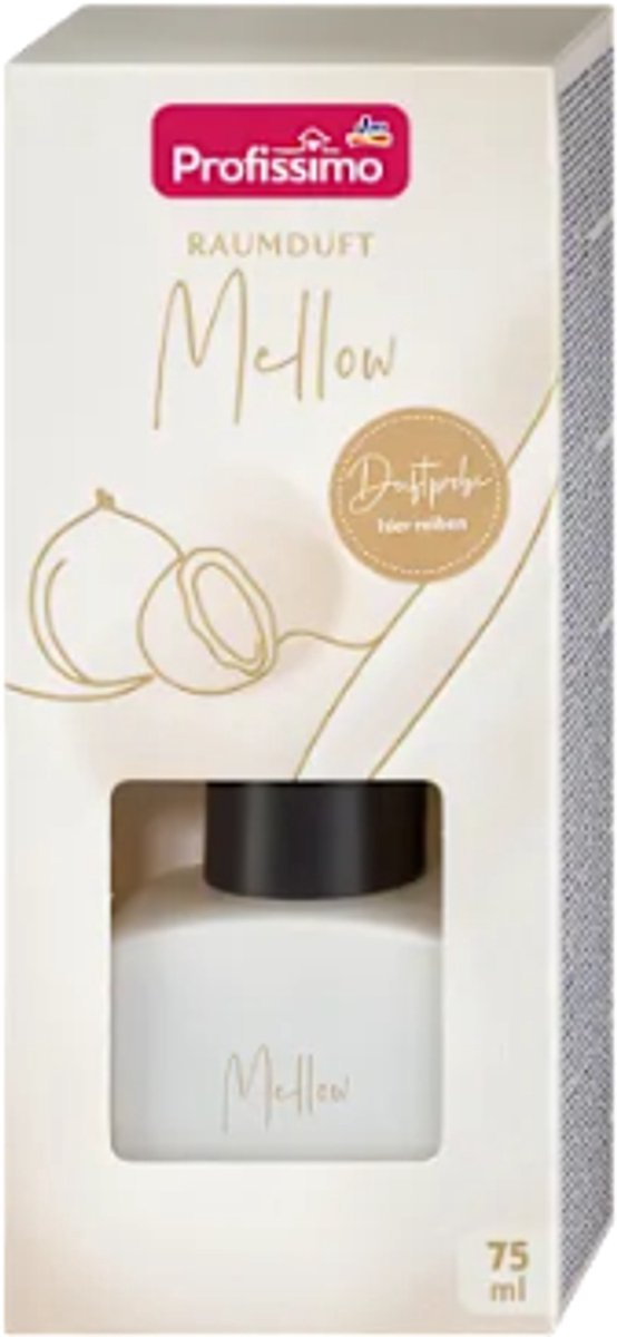Luxe Geurstokjes - Mellow | 1x 75ml - Kokosnoot & Citroen | Geurverspreider - Luxe Geur