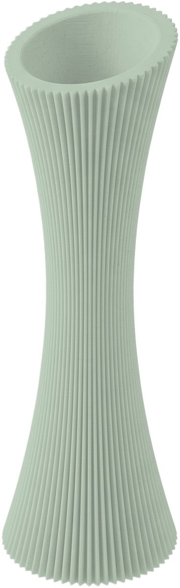 Layvo Talin Vaas - Salie - 25 cm - droogbloemen vaas - moderne vaas - gerecycled plastic