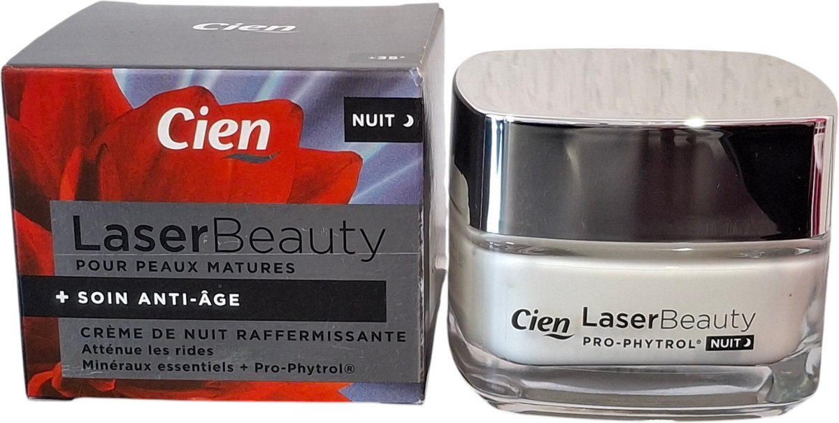 Cien Laser Beauty Verstevigende Anti-Age Nachtcrème voor Dames 50 ml