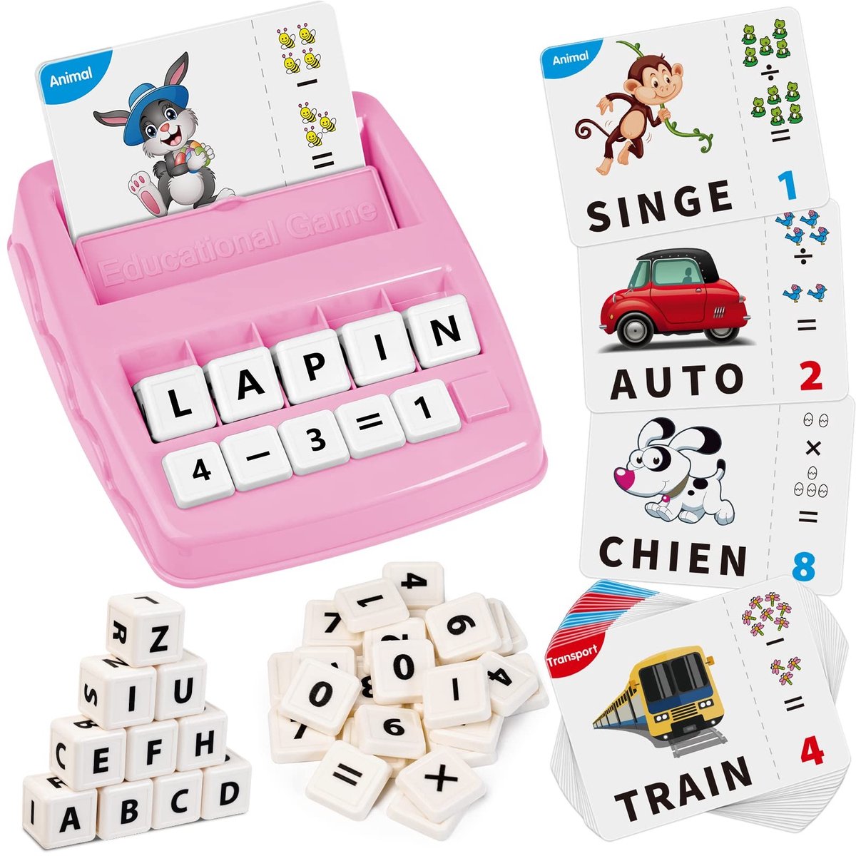 Educatief Spel voor Kinderen met Letters en Cijfers