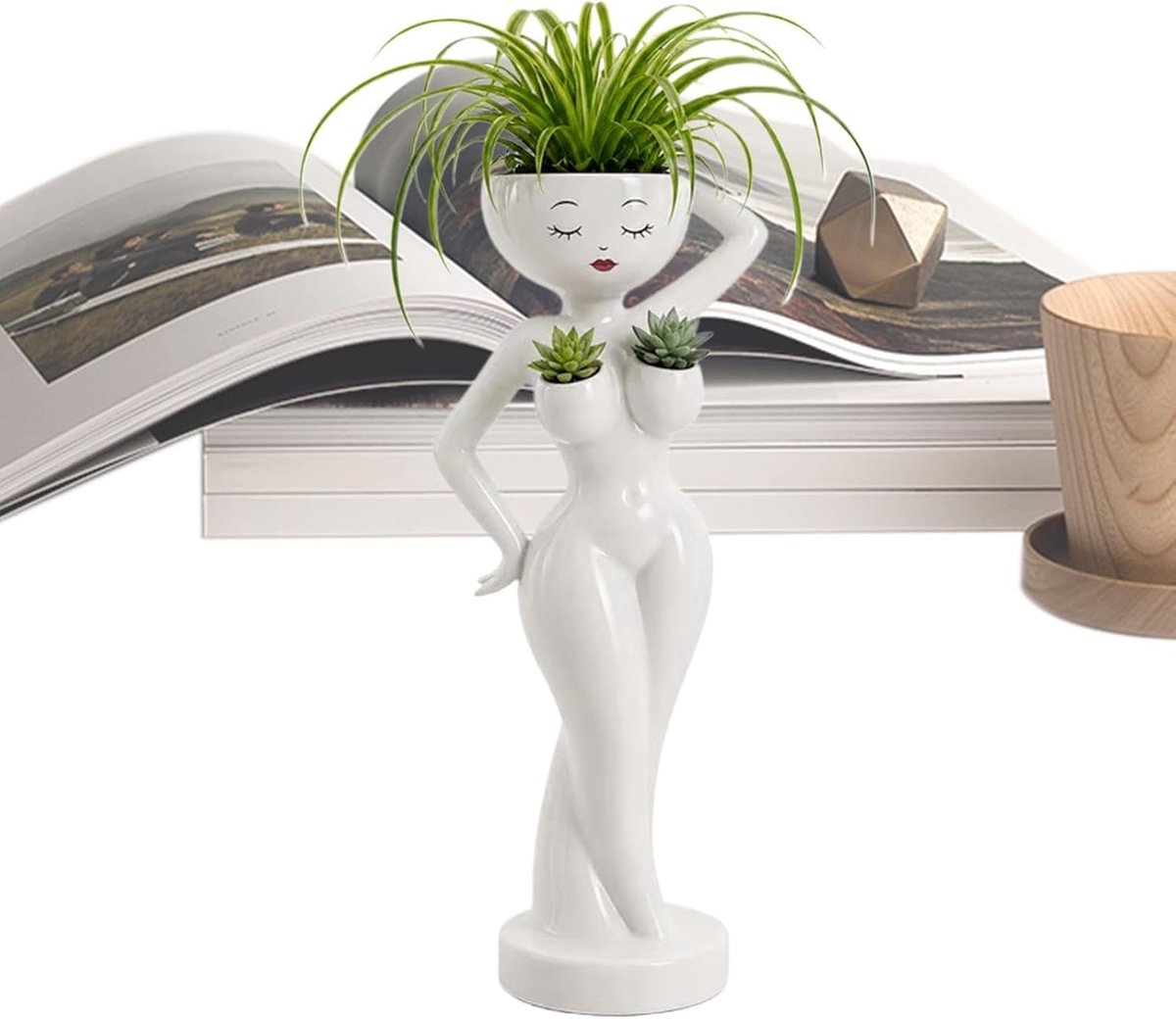 Bloempotten Mini Hars Vrouwelijk Lichaam Planter Decoratie
