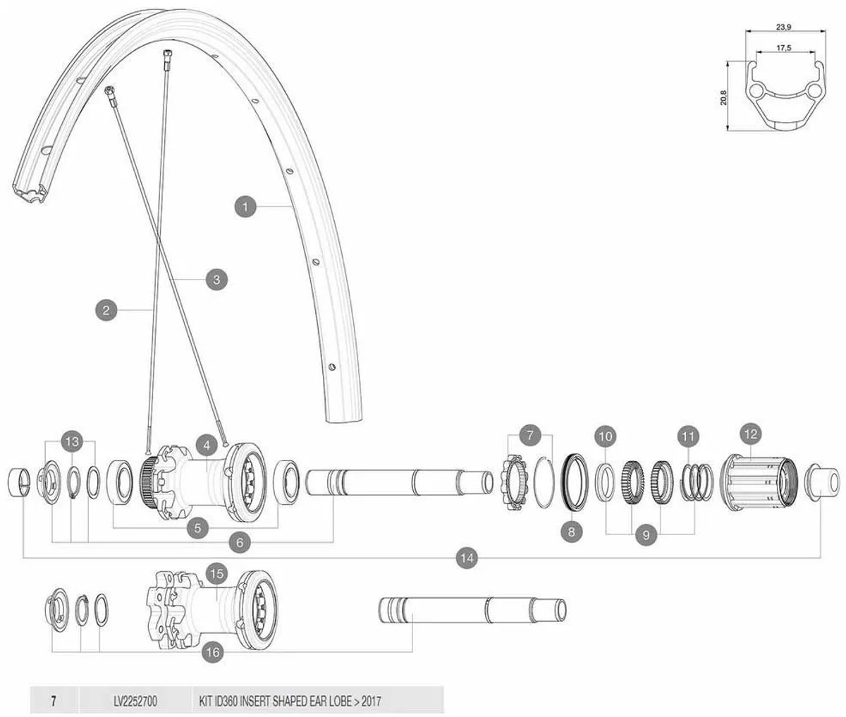 Mavic Id360 My17 Ring Zwart