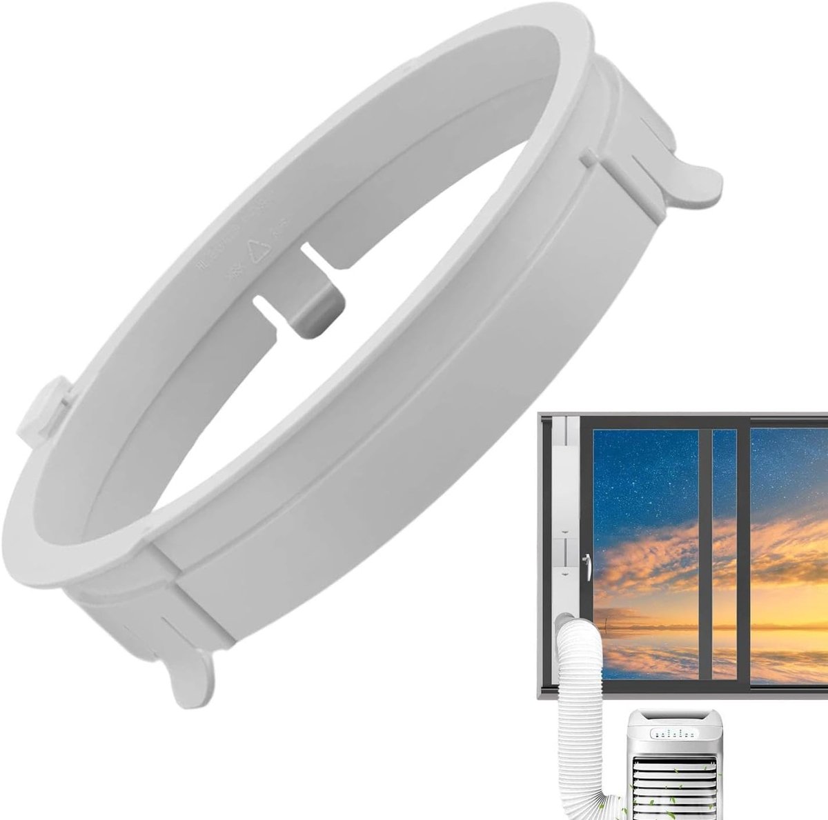 Slangadapter Past op 15 cm Buis, Verplaatsbare Koppelingen