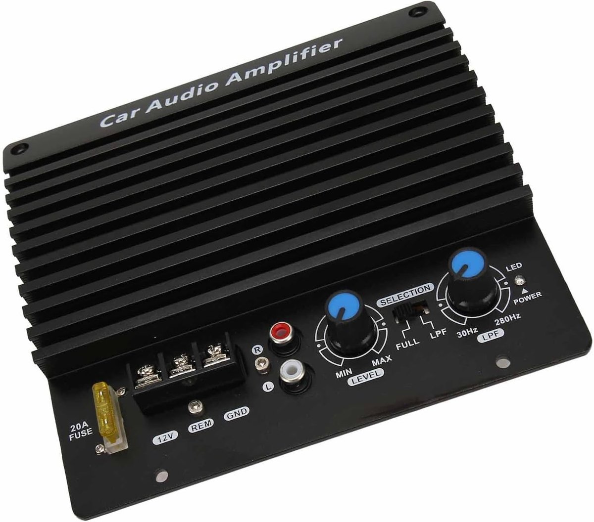 12V Auto Versterker Paneel, Hoogvermogen Subwoofer Versterker