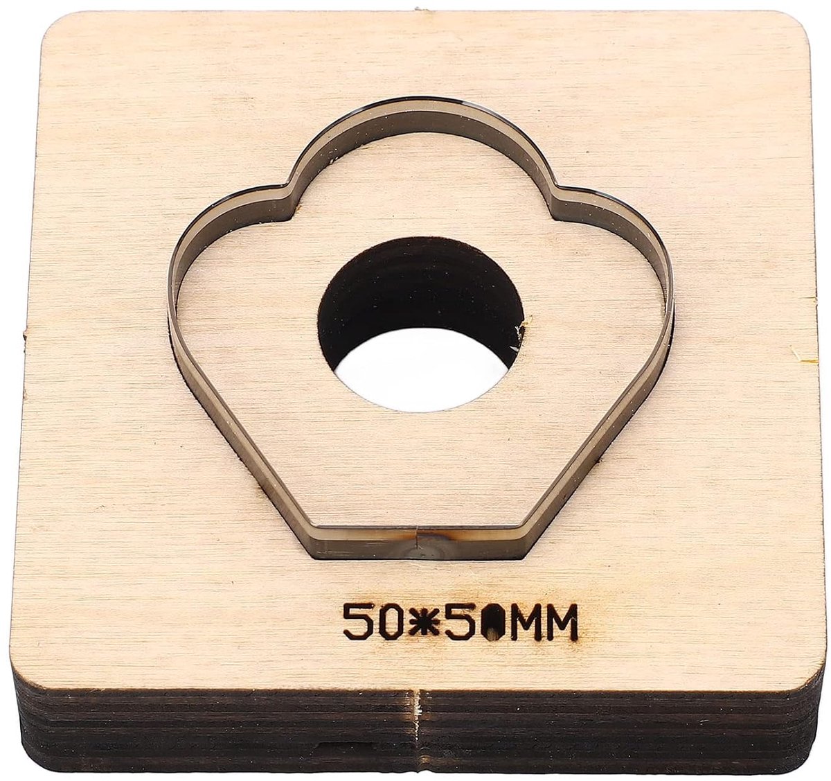 Snijmatrijs bloemblaadjesvorm 50x50 mm met legering met hoge hardheid