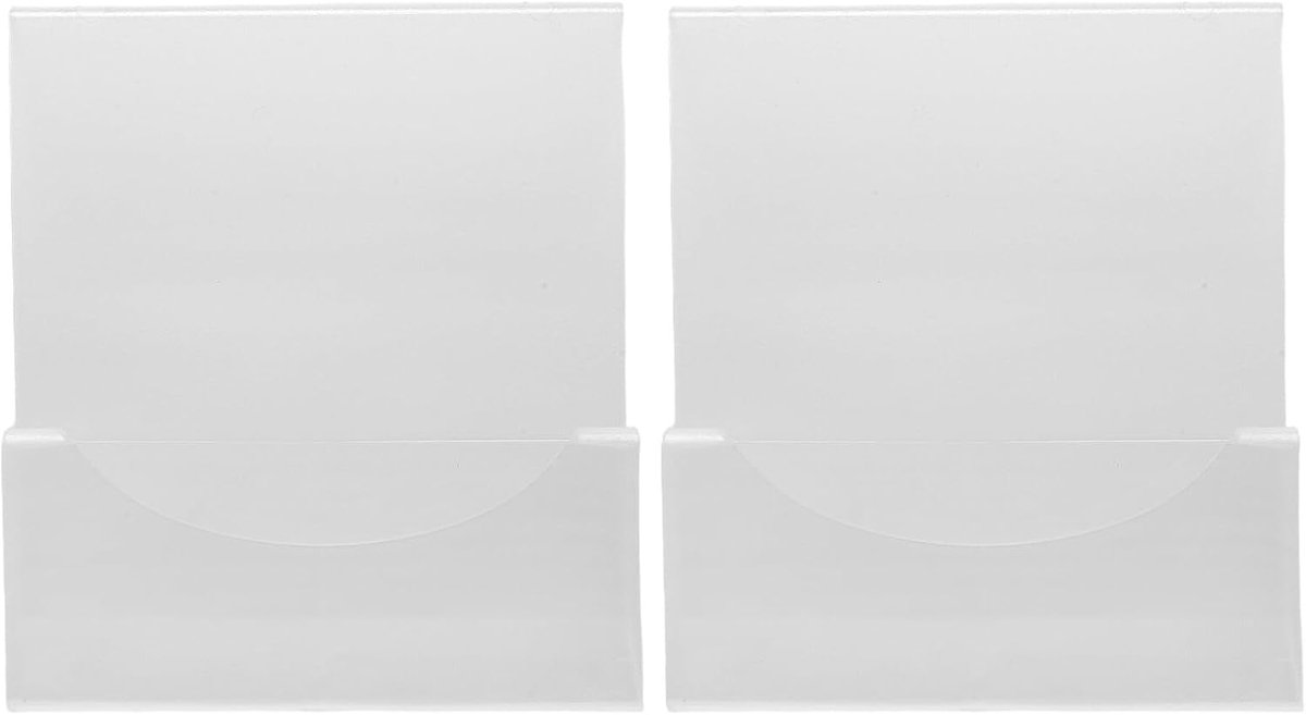 2 Stuks Transparante Plastic Speakerhouder Stevige Stabiele Displaystandaard voor Autoluidsprekers Desktop Audio Lichtgewicht Draagbaar voor Heldere Presentatie