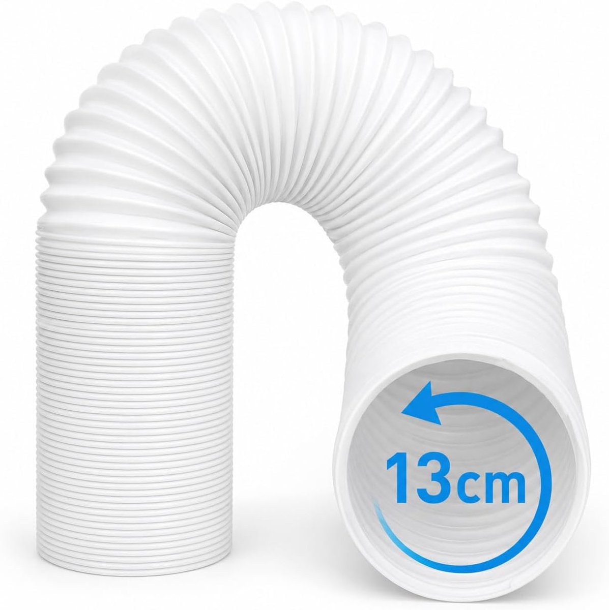 Slang voor universele mobiele airco, Ø13 cm, draai tegen de klok in
