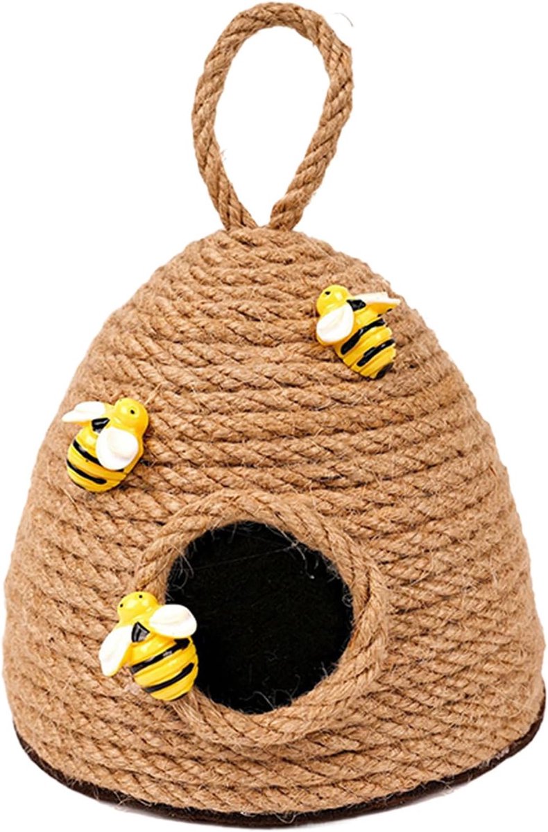 Decor - Veelzijdig handgemaakt touw bijenkorf ornament
