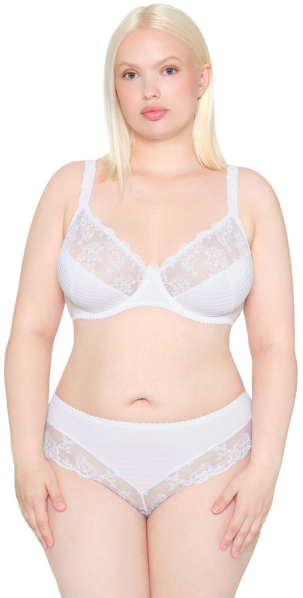 Louisa Bracq Élise Décolleté – Plunge Beugelbeha – Wit - 90-105B