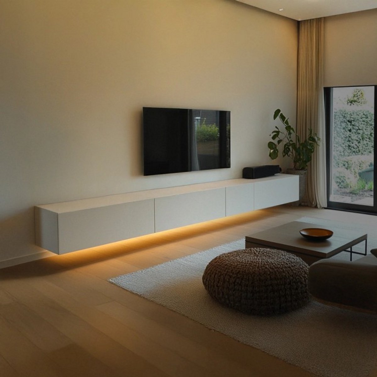 RexTech Led strip TV meubel - 2 meter - complete set - Plug&play - Warm wit licht