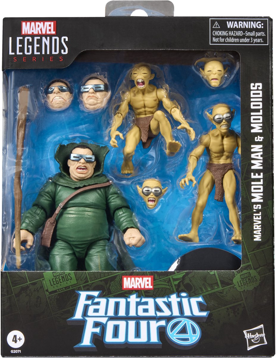 Marvel Legends Series Marvel's Mole Man en Moloids - Actiefiguur 15cm