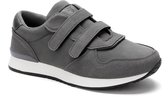 Vinto® Heren Schoenen - Klittenband Sluiting - Sneakers - Rubberen Zool - Grijs - Maat 41