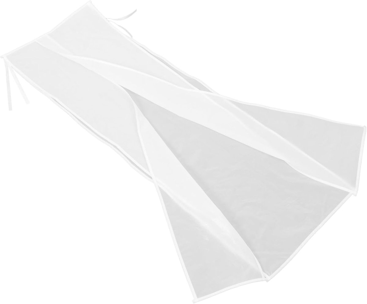 Semi-transparante Kledingrekhoes met Waterdichte Bescherming Geschikt voor Balkon Outdoor Gebruik Eenvoudig Te Installeren Stofwerend voor Diverse Kledingrekken