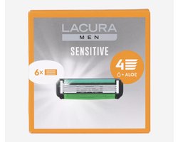 LACURA MEN 6-pack scheermesjes - sensitive