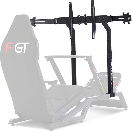 Simulator Cockpit F-GT - Stalen Frame Met Verstelbare Hoeken - 170x61x99 cm - Voor PlayStation 4 En 5 - Gaming Setup — afbeelding 3