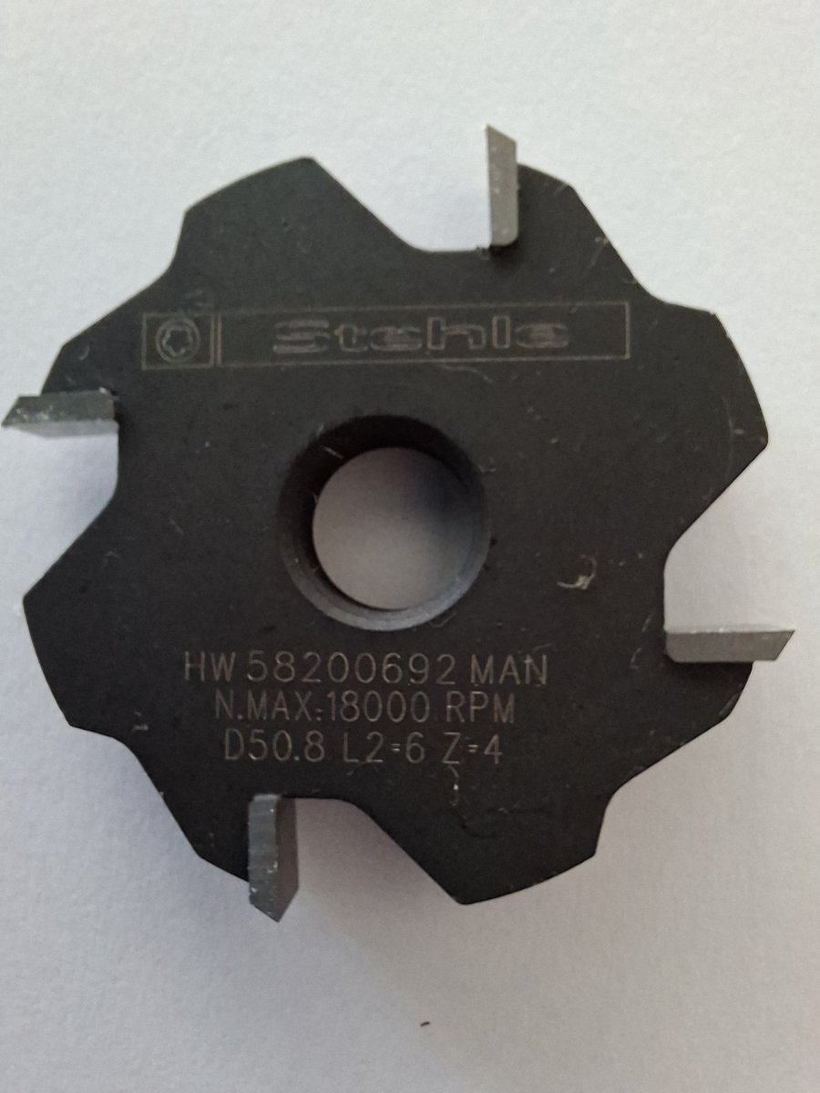 Stehle Hardmetaal groefschijffrees 6mm breed M12 schroefdraadopname