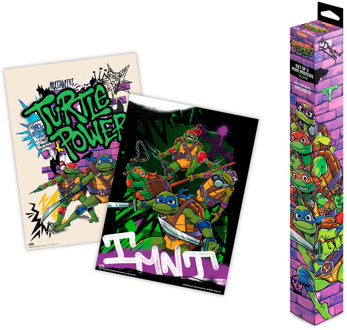 Grupo Erik Teenage Mutant Ninja Turtles Mini poster set - Multicolours