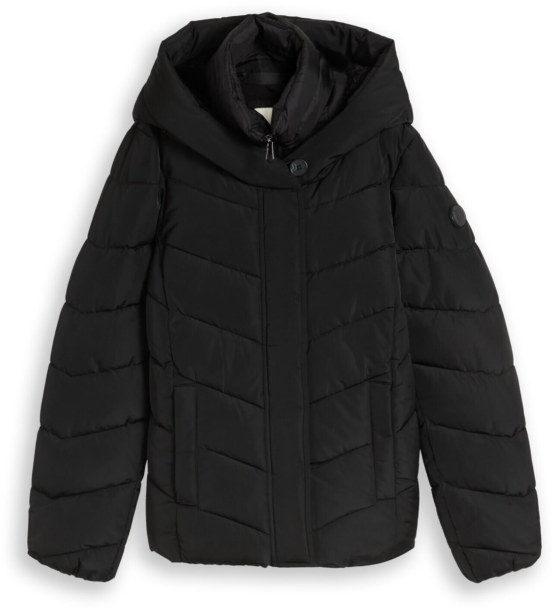 Tom Tailor - 2-in-1 pufferjas met afneembaar inzetstuk - Maat L - deep black