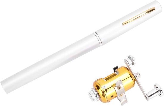 Draagbare telescoopvispen met visreel voor zout- en zoetwater, ideaal voor vissen onderweg — afbeelding 5