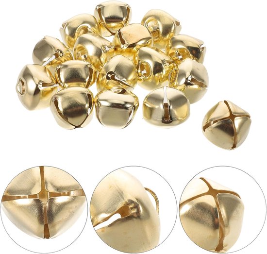 100 Stuks Metalen Hondenbel met Kruisvormige Opening voor Halsbanden Lichte Kleine voor Huisdieren met Helder Geluid Anti-verloren Hanger voor Puppy S — afbeelding 2